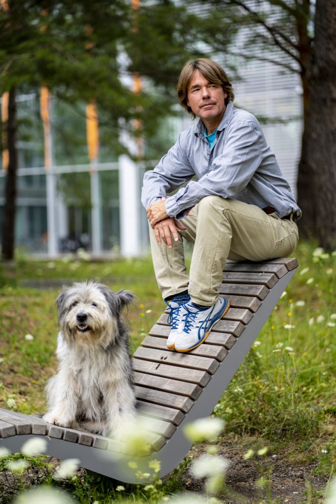 Matthias Tunger mit Hund