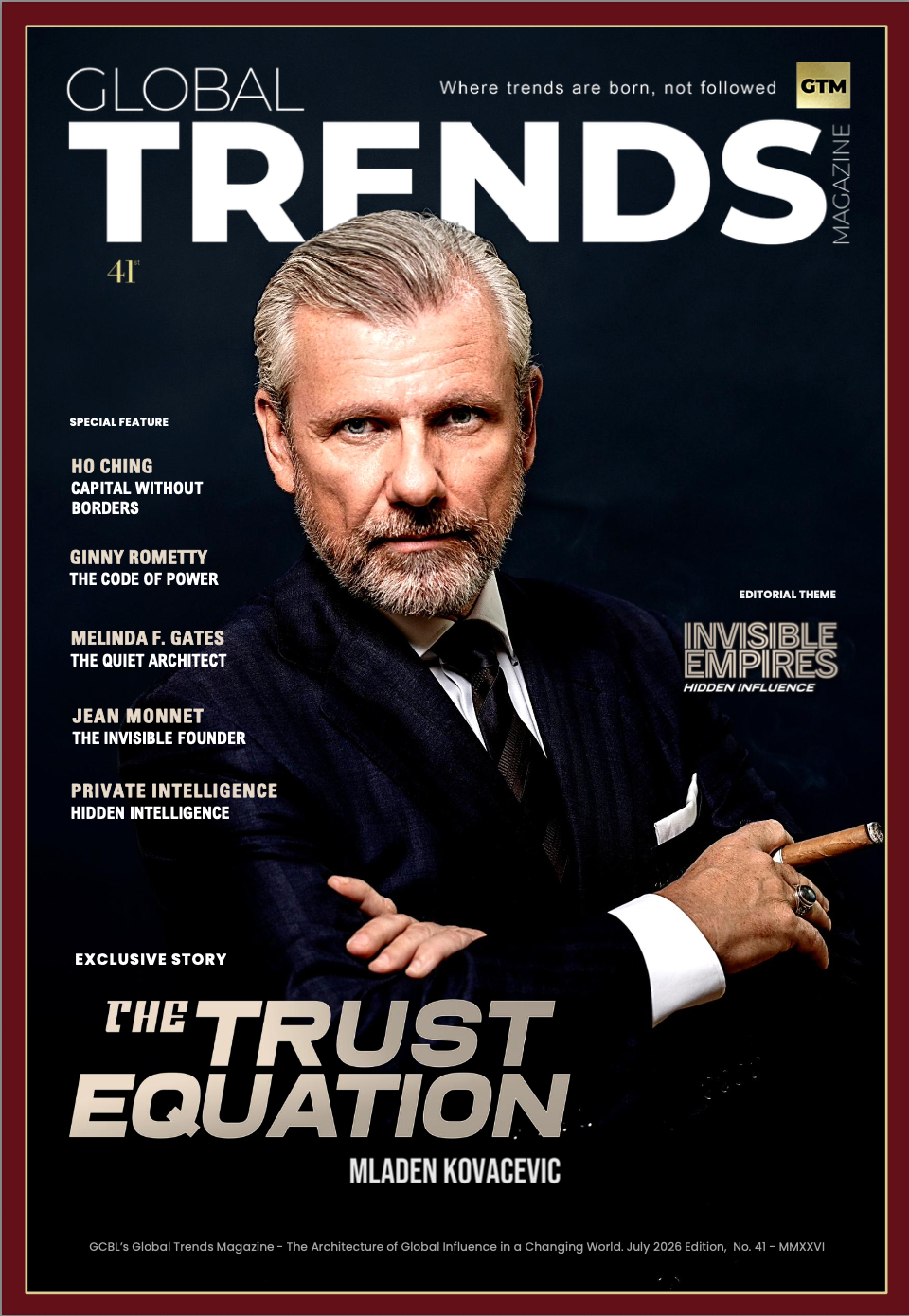 Portraitbild von Dr.Dr. Kovacevic auf dem Tends Magazin