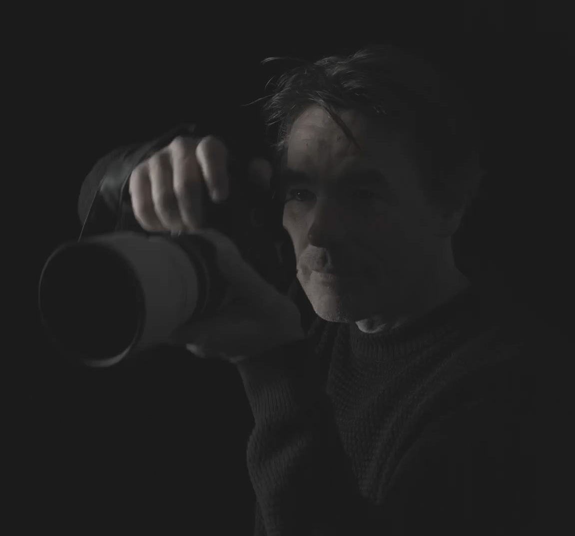 Matthias Tunger mit Kamera in der Hand